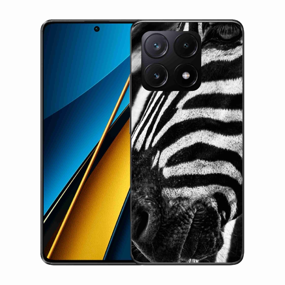 Gélový kryt mmCase na Xiaomi Poco X6 Pro 5G - zebra