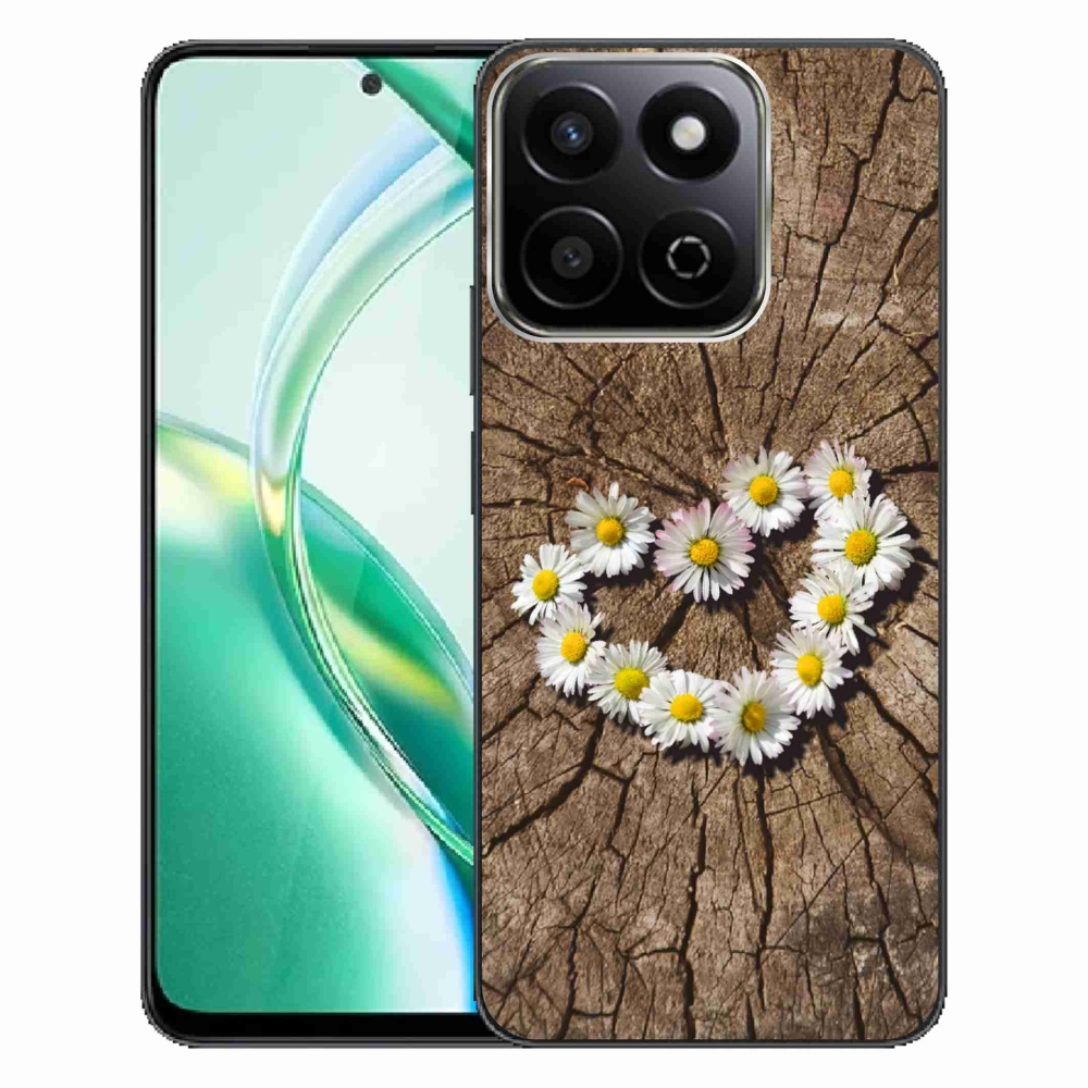 Gélový kryt mmCase na Honor 200 Smart 5G - srdce z margaréty