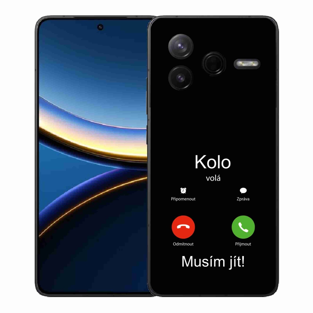 Gélový kryt mmCase na Xiaomi Poco F7 Pro - bicykel volá čierne pozadie