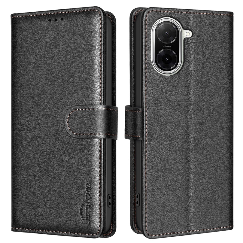 BINFEN knižkové púzdro na Xiaomi Redmi A5 (171.7x77.8x8.3mm) - čierne