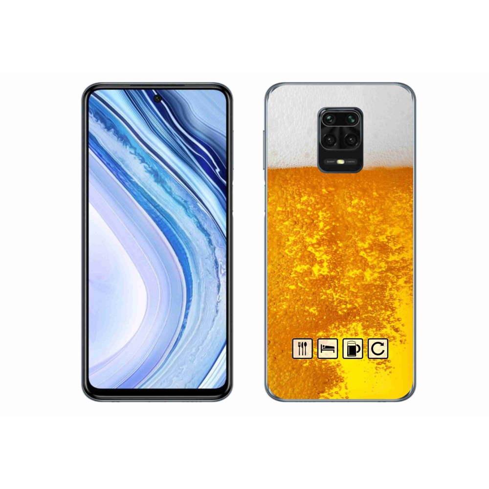 Gélový kryt mmCase na Xiaomi Redmi Note 9 Pro - pivný motív 3
