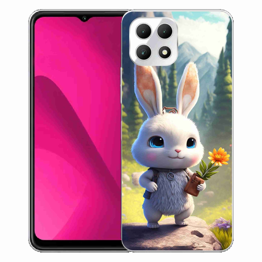 Gélový kryt mmCase na T-Mobile T Phone 2 - roztomilý zajačik