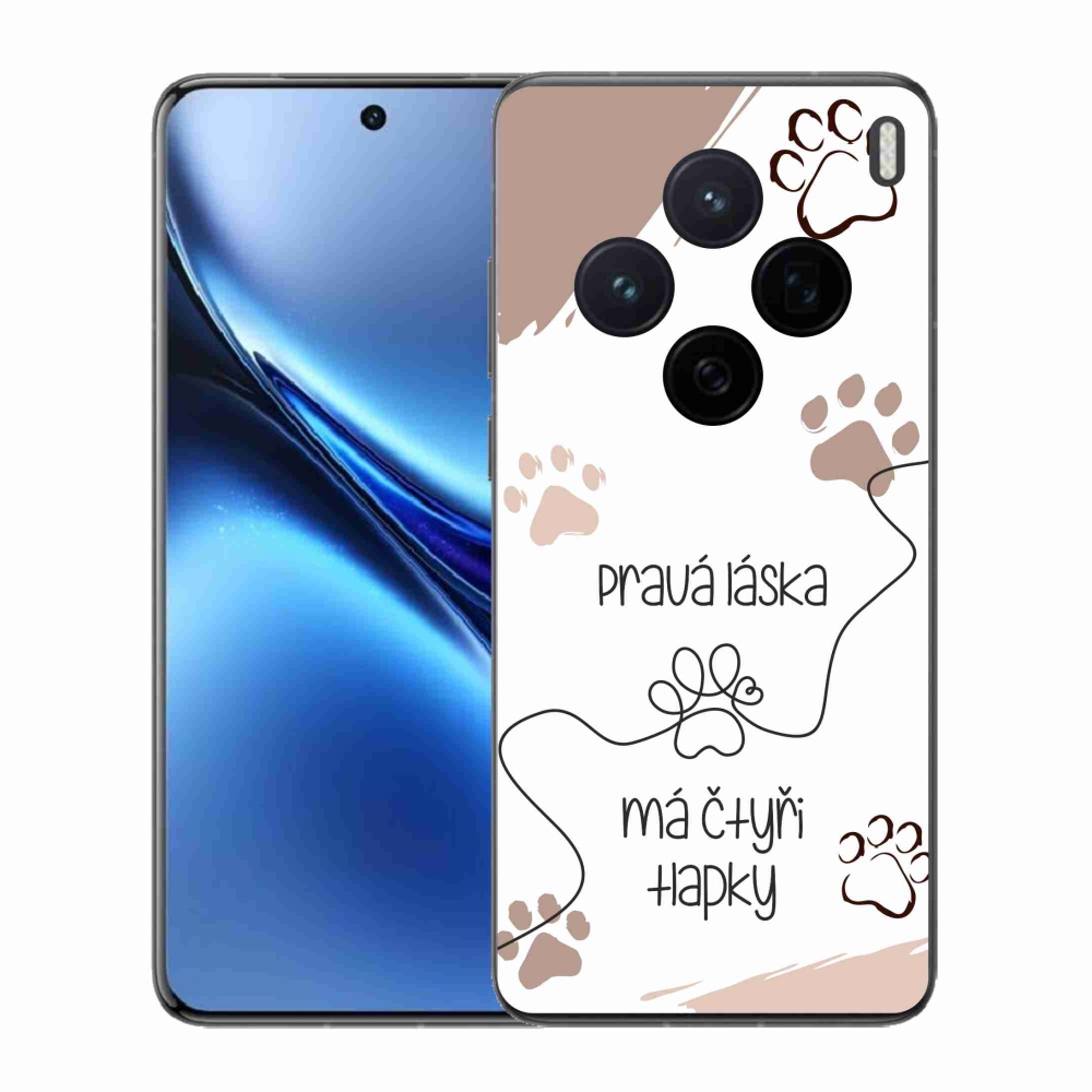 Gélový kryt mmCase na Vivo X200 5G - psí motív 1 biele pozadie