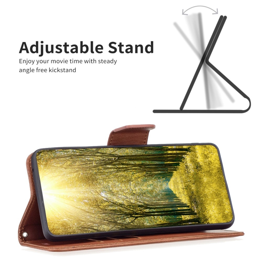 Case knižkové púzdro na Samsung Galaxy S25 Edge - hnedé
