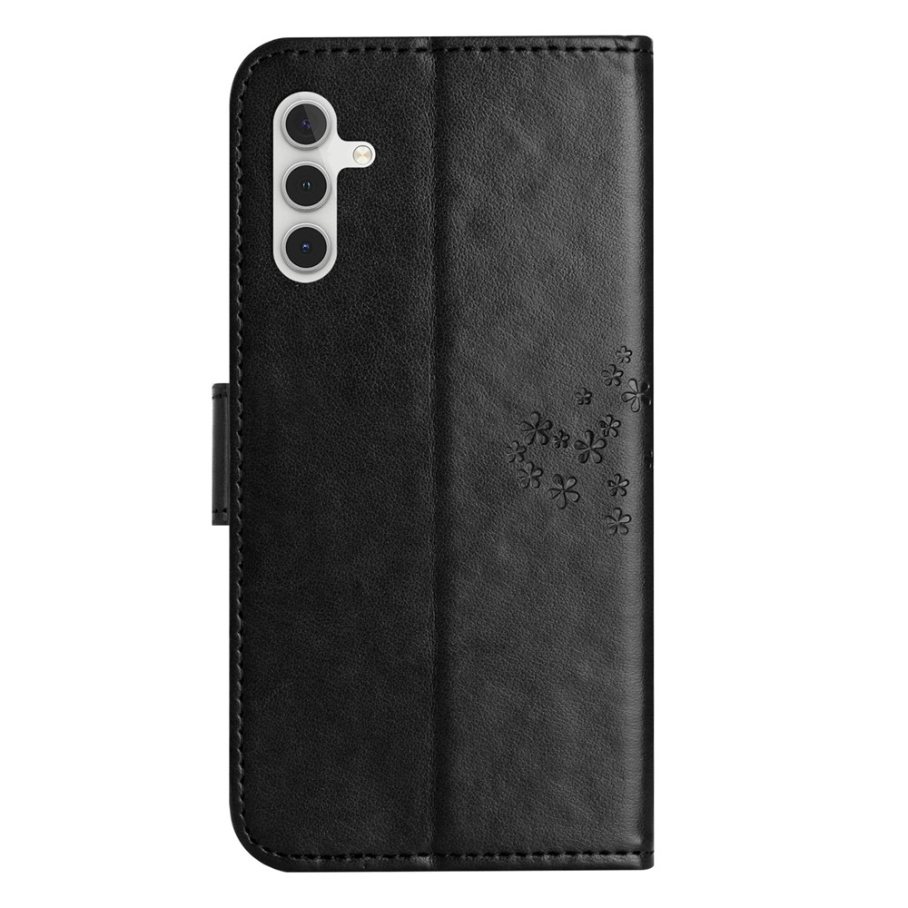Tree knižkové púzdro na Samsung Galaxy S25 FE - čierne