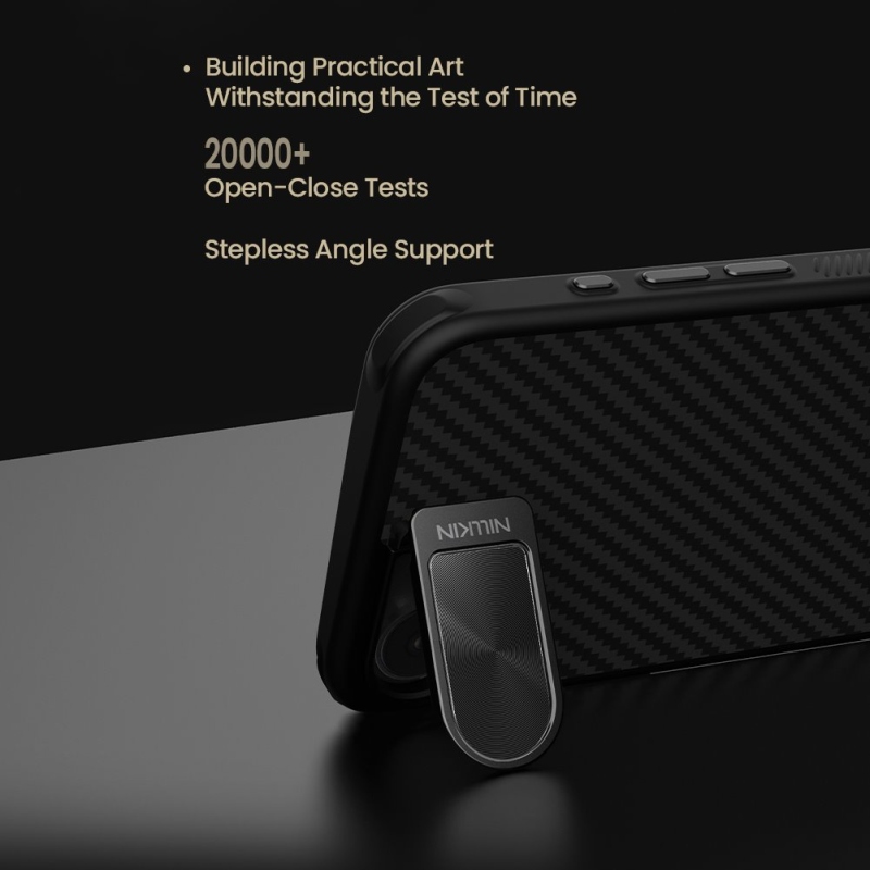 Nillkin CarboProp Aramid Magnetic Zadný Kryt pre Apple iPhone 16e Black