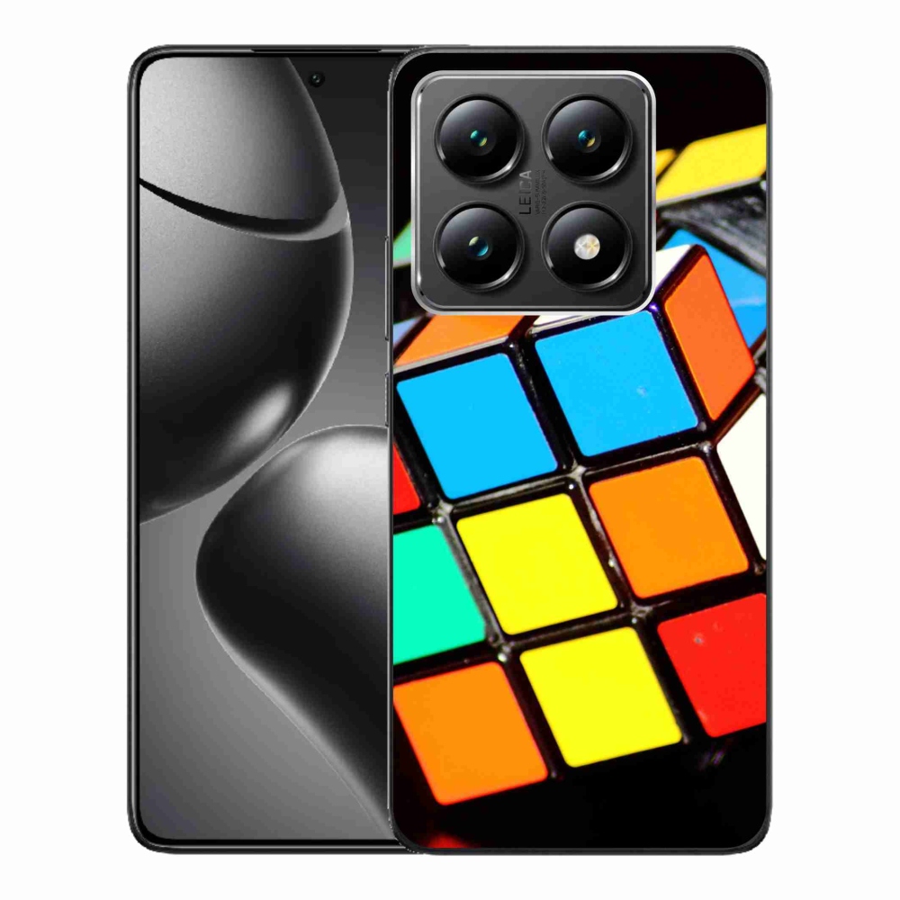 Gélový obal mmCase na Xiaomi 14T - rubikova kocka