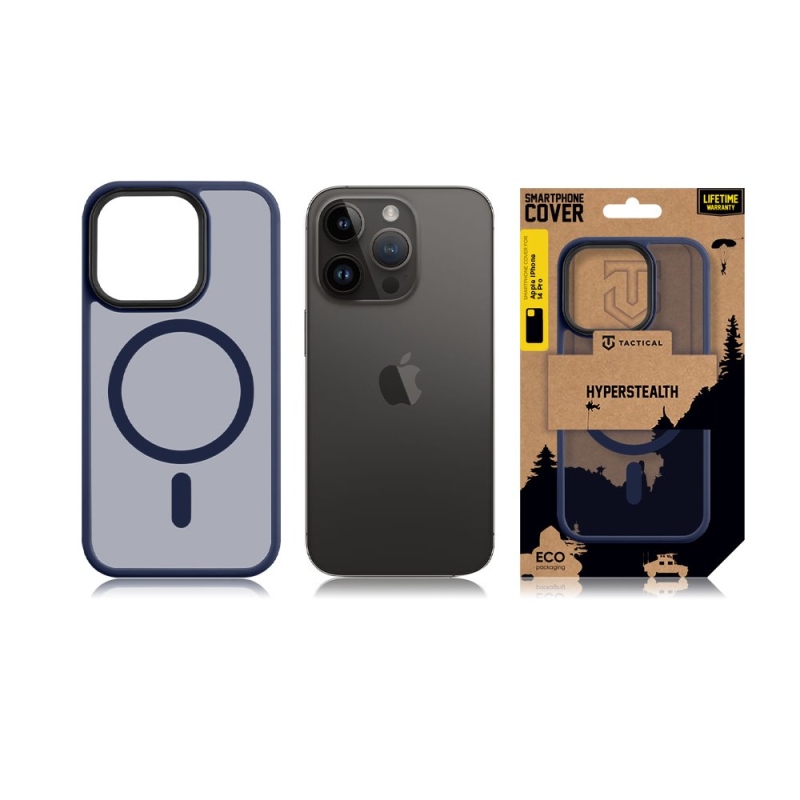 Tactical MagForce Hyperstealth Kryt pre iPhone 14 Pro Deep Blue