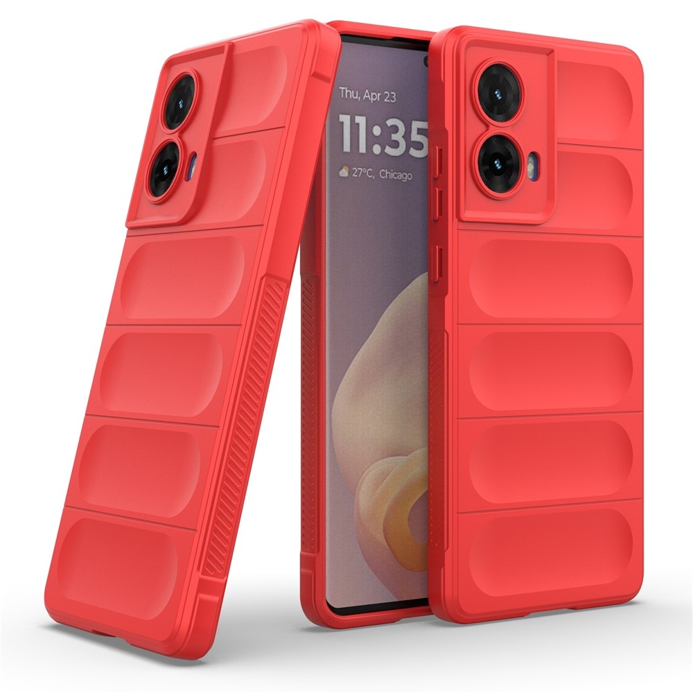 Rugg odolný gélový obal na Motorola Moto G85 5G - červený