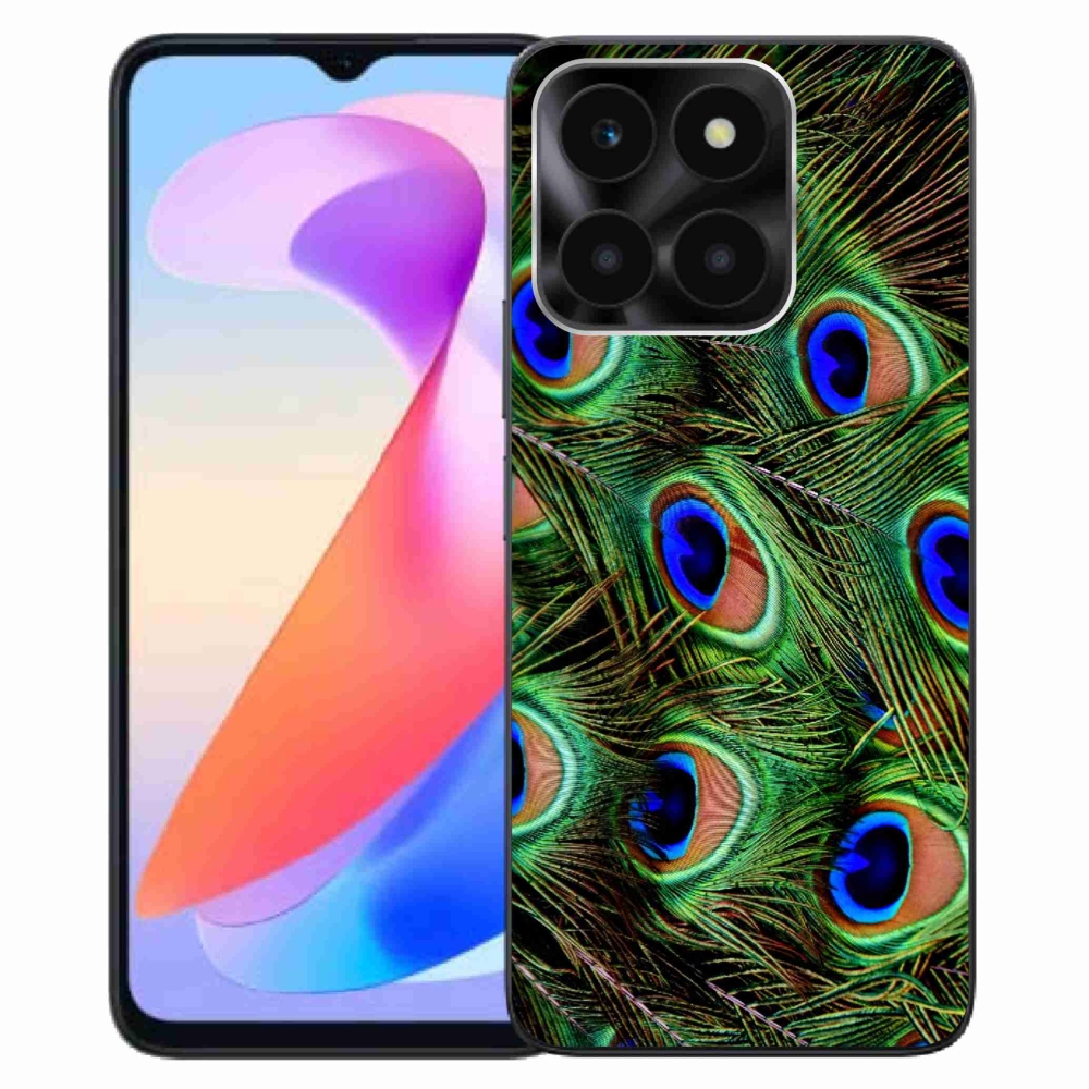 Gélový kryt mmCase na Honor X6a - pávie perie