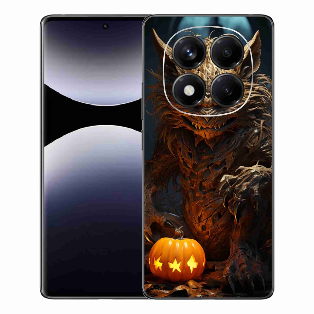 Gélový kryt mmCase na Xiaomi Redmi Note 14 Pro - halloweenska príšera