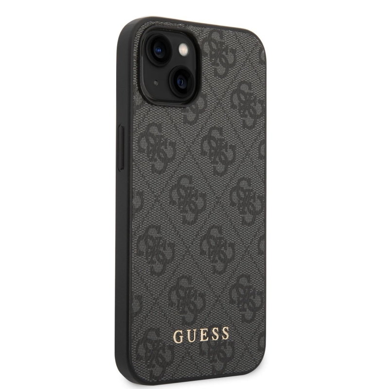 Guess 4G Zadný Kryt pre iPhone 14 Brown