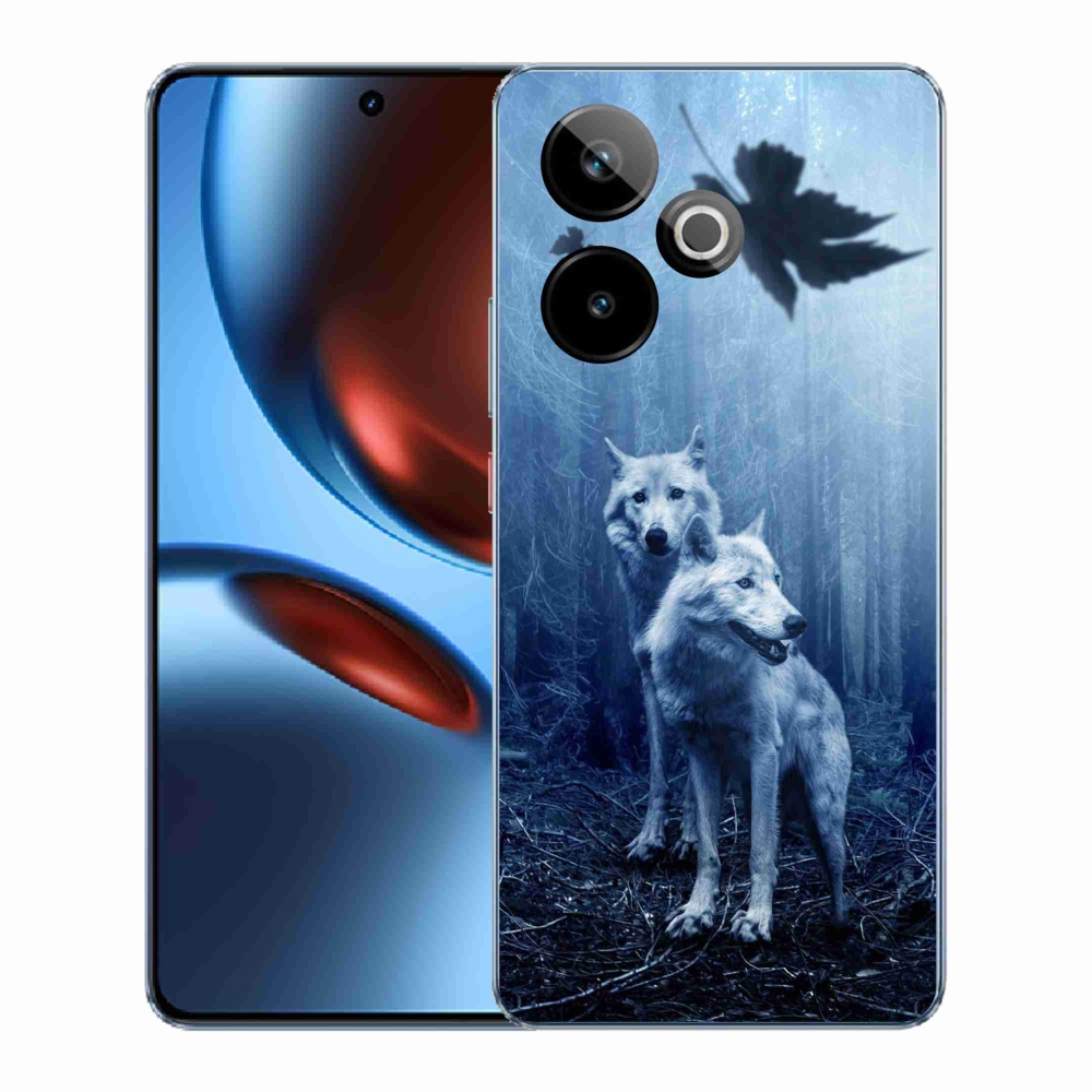 Gélový kryt mmCase na Realme GT 7 5G/GT 7T 5G - vlci v lese
