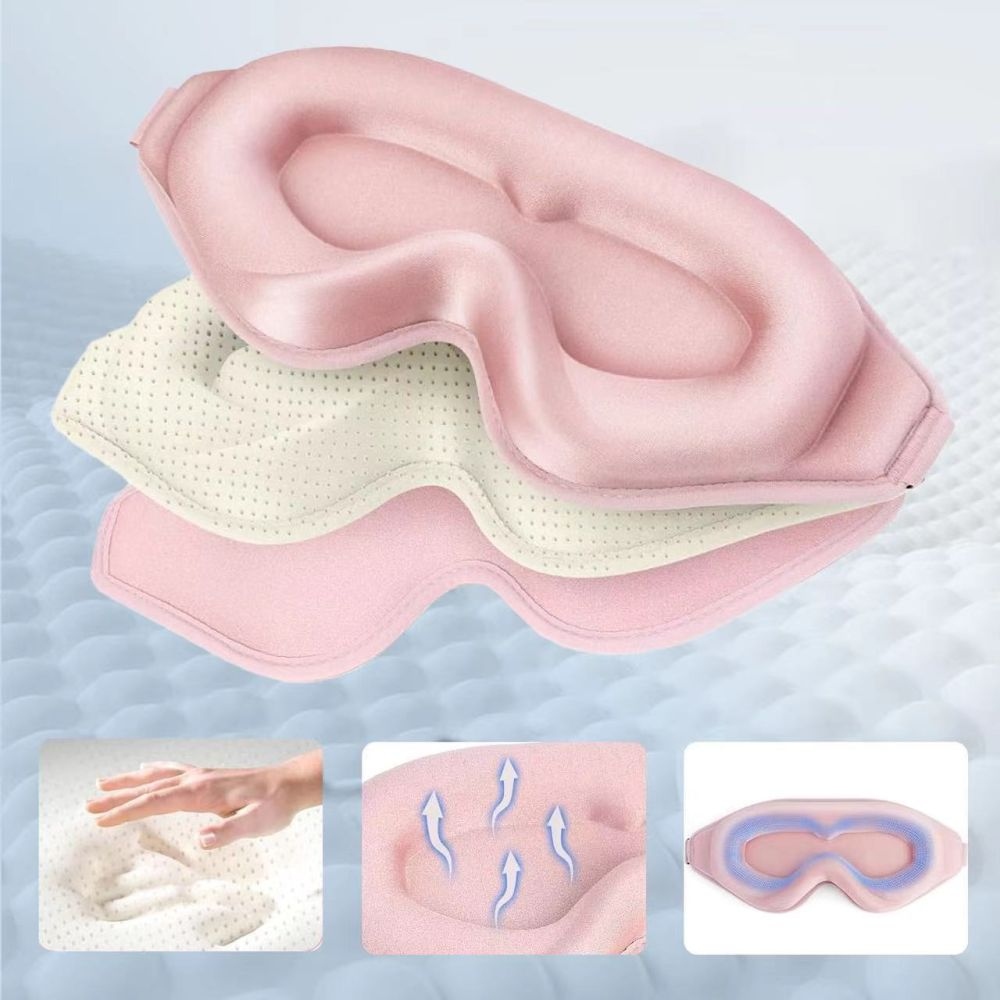 Tech-Protect EyeShade 3D maska ​​na spanie - ružová