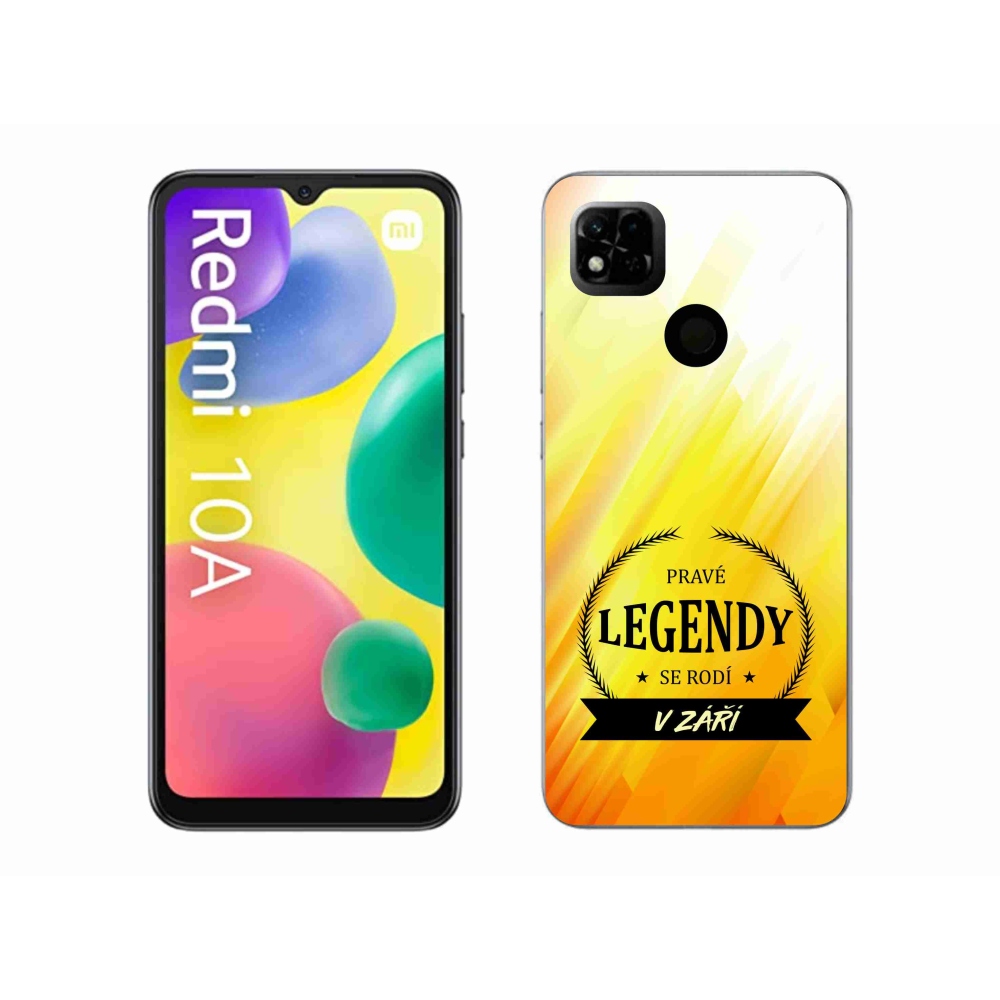 Gélový kryt mmCase na Xiaomi Redmi 10A - legendy v septembri žlté pozadie