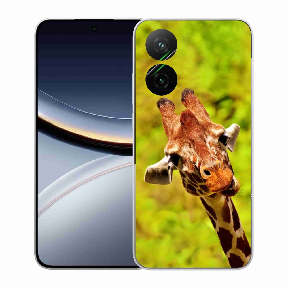 Gélový kryt mmCase na Xiaomi Poco F7 5G - žirafa
