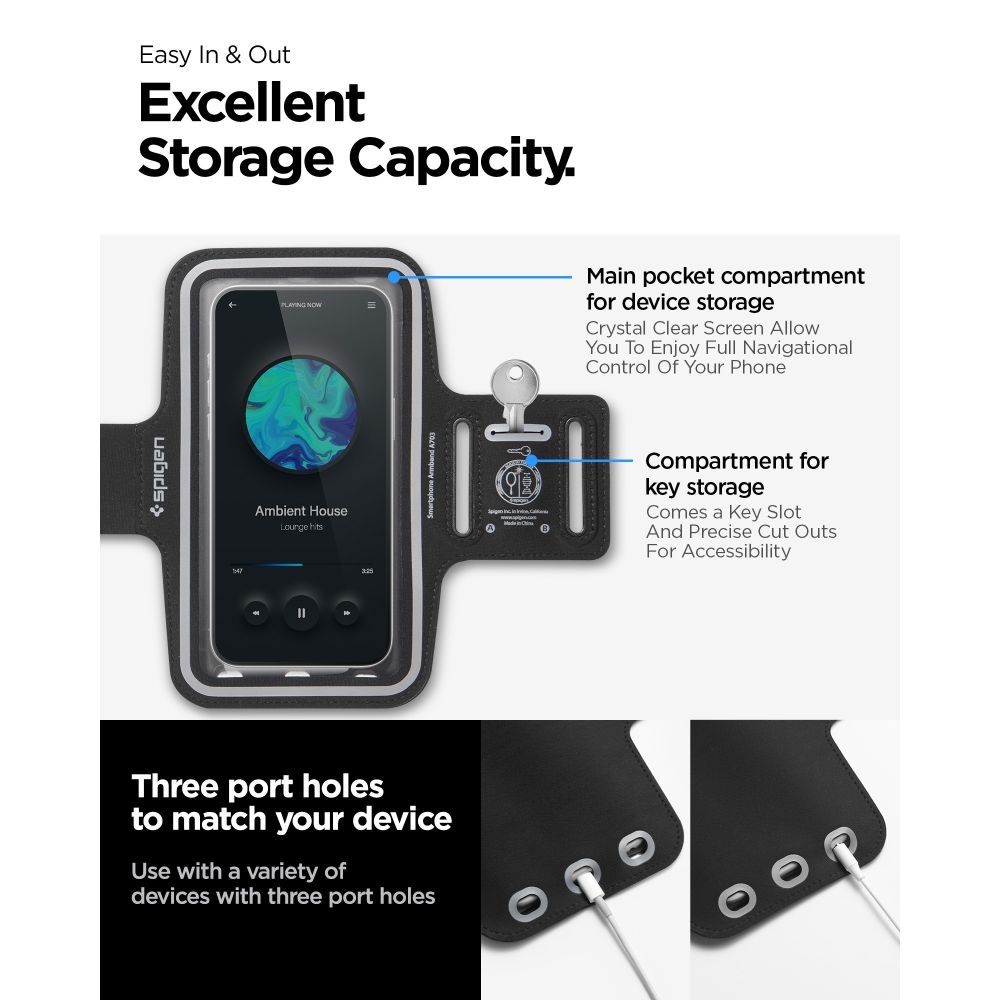 Spigen A703 Dynamic Shield športové puzdro na paži