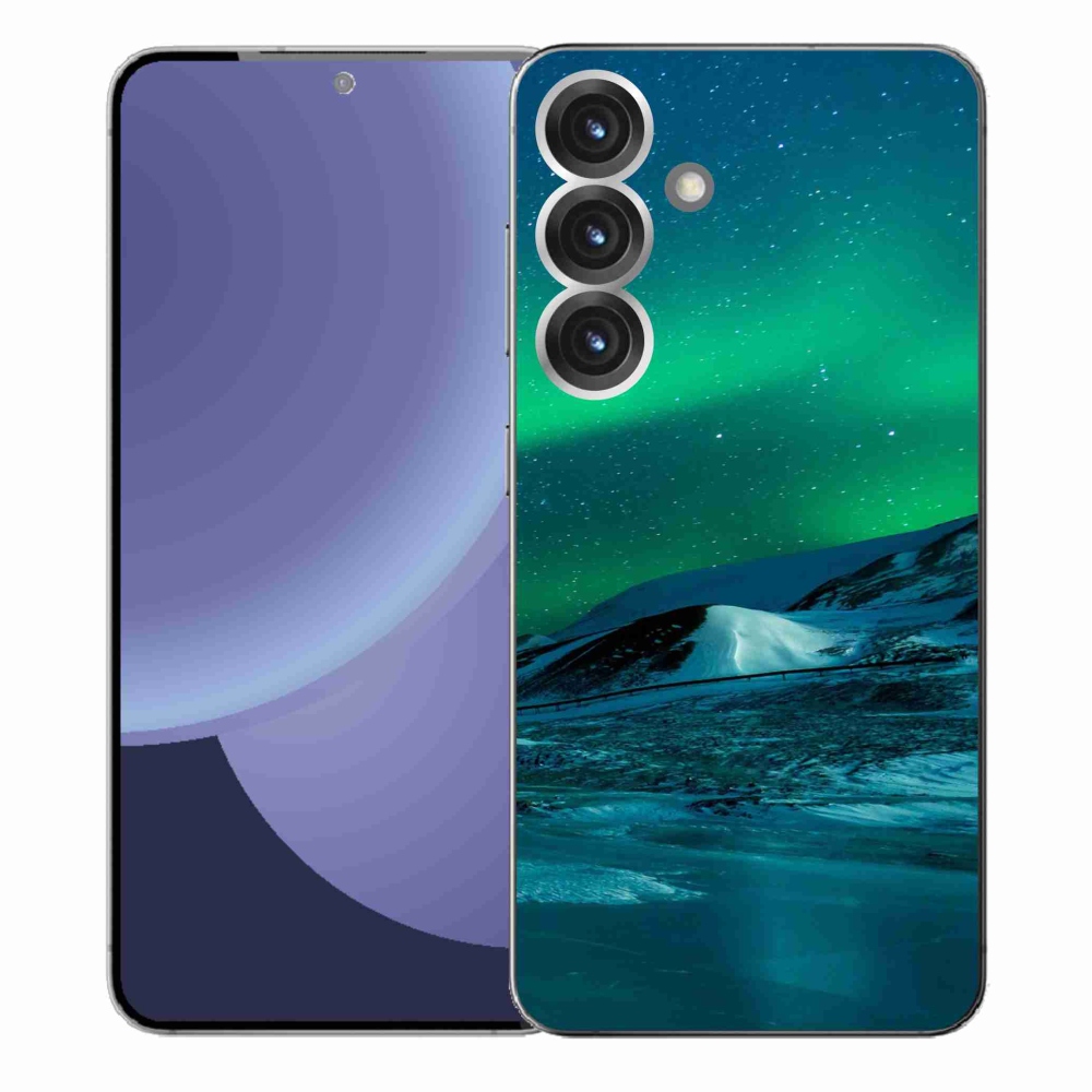 Gélový kryt mmCase na Samsung Galaxy S25+ - polárna žiara