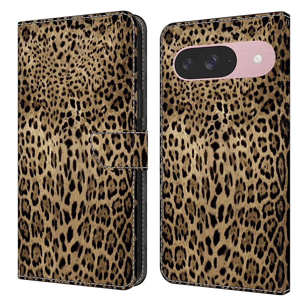 Smooth knižkové puzdro na Google Pixel 10 Pro/Pixel 10 - leopardí vzor 1