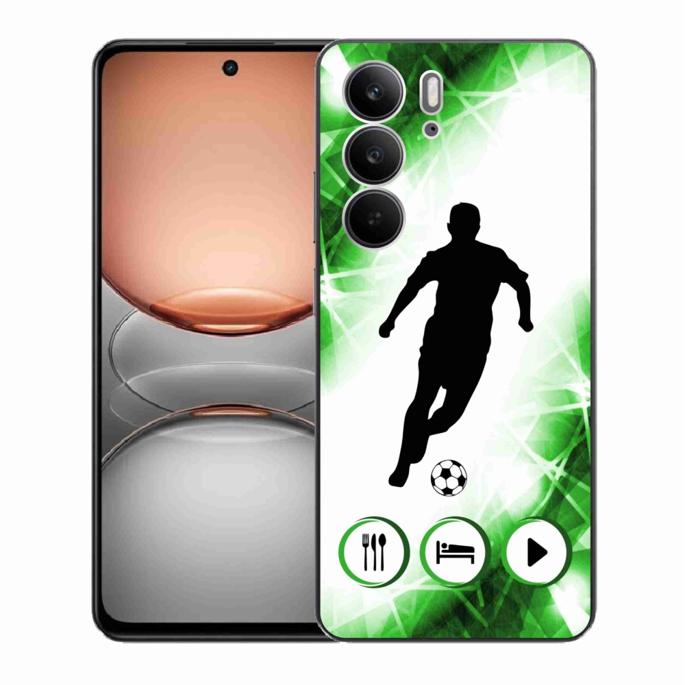 Gélový kryt mmCase na Realme C75 - futbalista