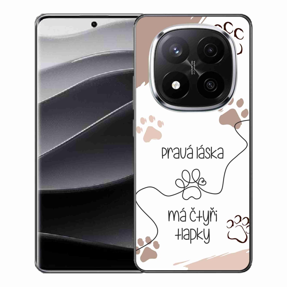 Gélový kryt mmCase na Xiaomi Redmi Note 14 Pro+ 5G - psí motív 1 biele pozadie