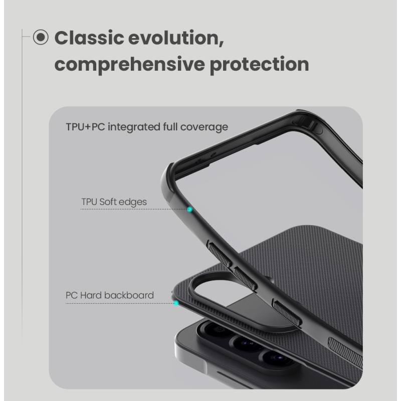 Nillkin Super Frosted PRO Magnetic Zadný Kryt pre Samsung Galaxy A56 5G Black