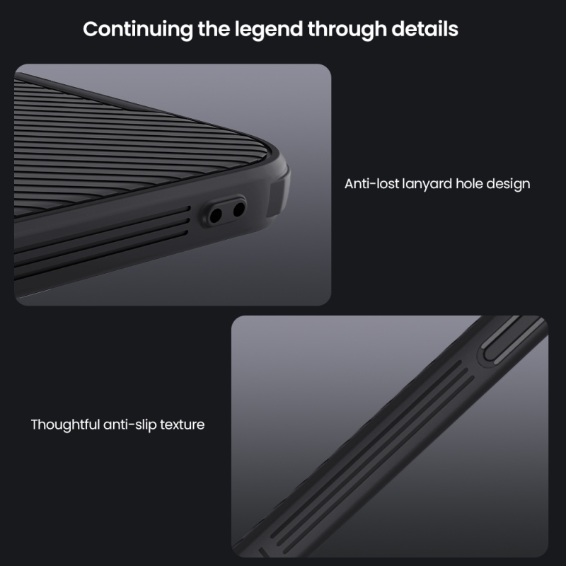 Nillkin CamShield PRO Zadný Kryt pre Apple iPhone 16e Black