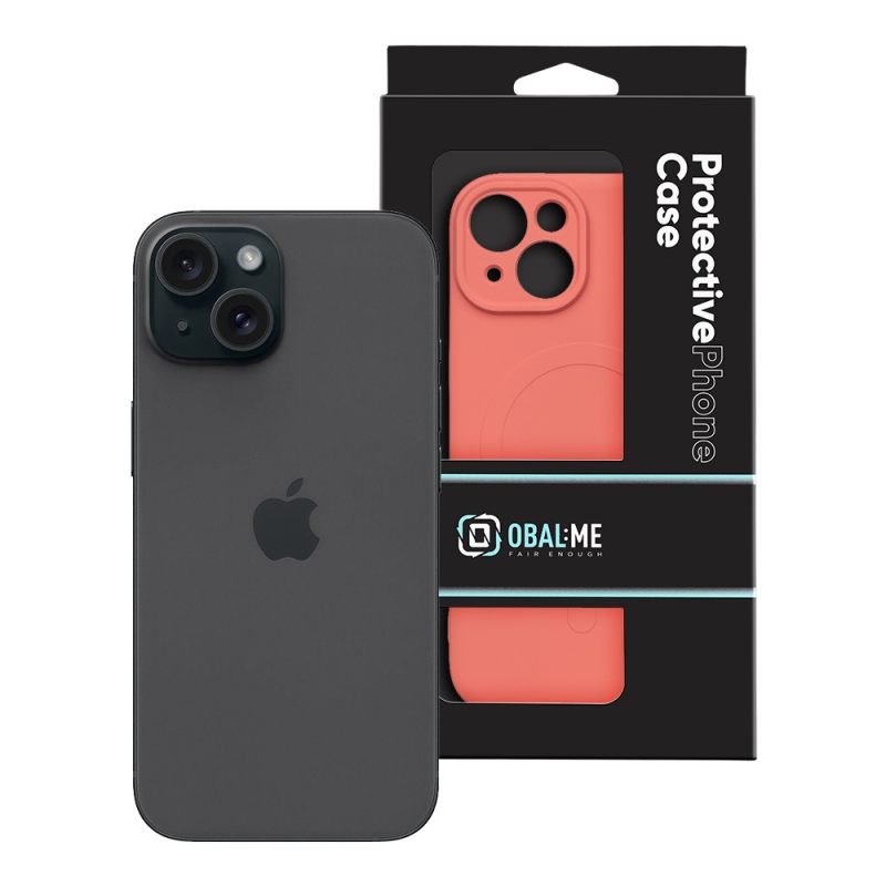 OBAL:ME MagNetix Sculpt Puzdro pre Apple iPhone 15 v farbe Brick Red