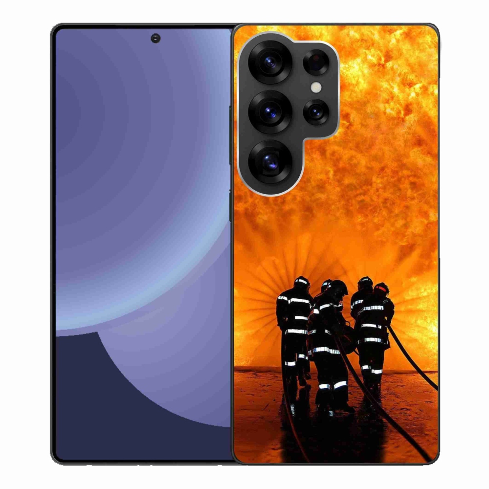 Gélový kryt mmCase na Samsung Galaxy S25 Ultra - požiar