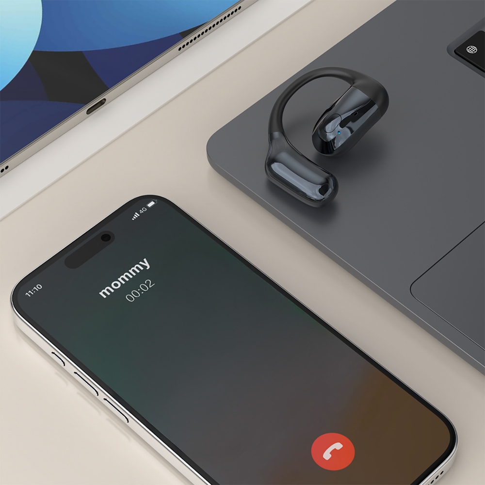 Bluetooth náhlavná súprava Dudao U4A OWS 5.3 pre vás – čierna