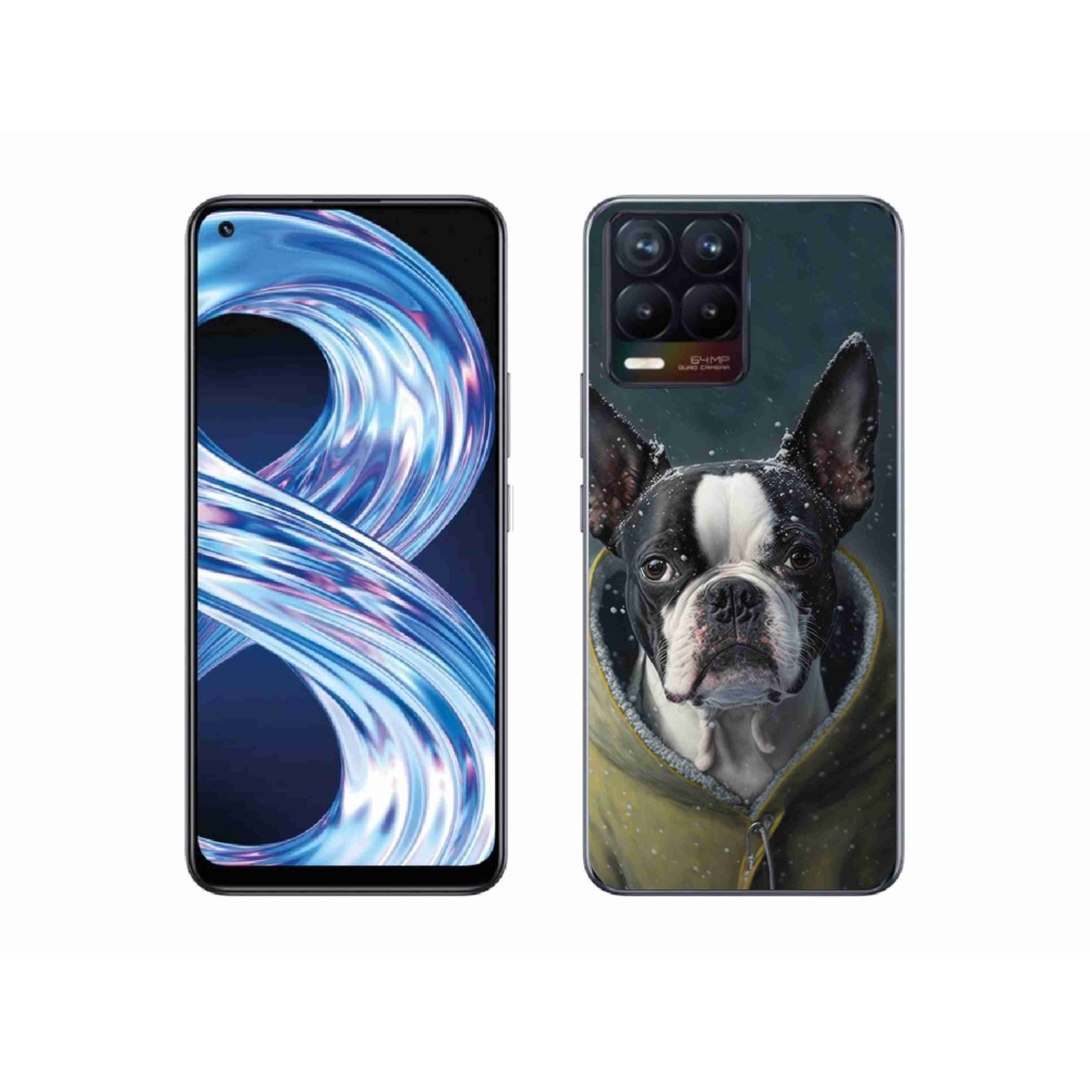 Gélový kryt mmCase na Realme 8 Pro - buldoček