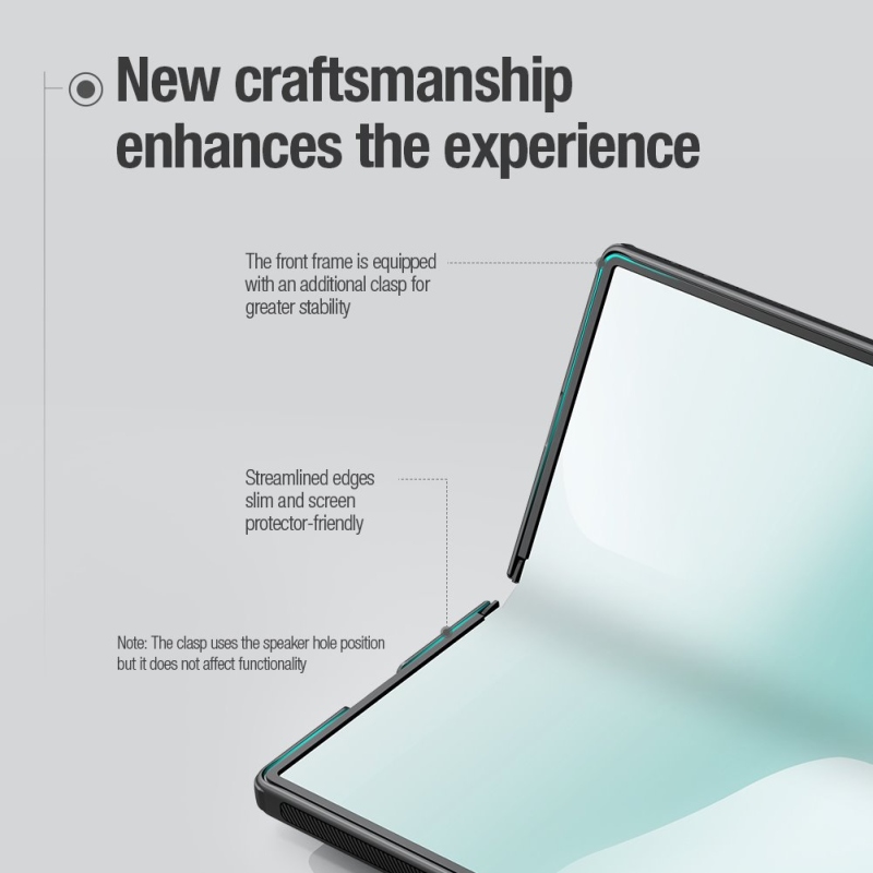 Nillkin Super matný zadný kryt FOLD pre Samsung Galaxy Z Fold 7 Black