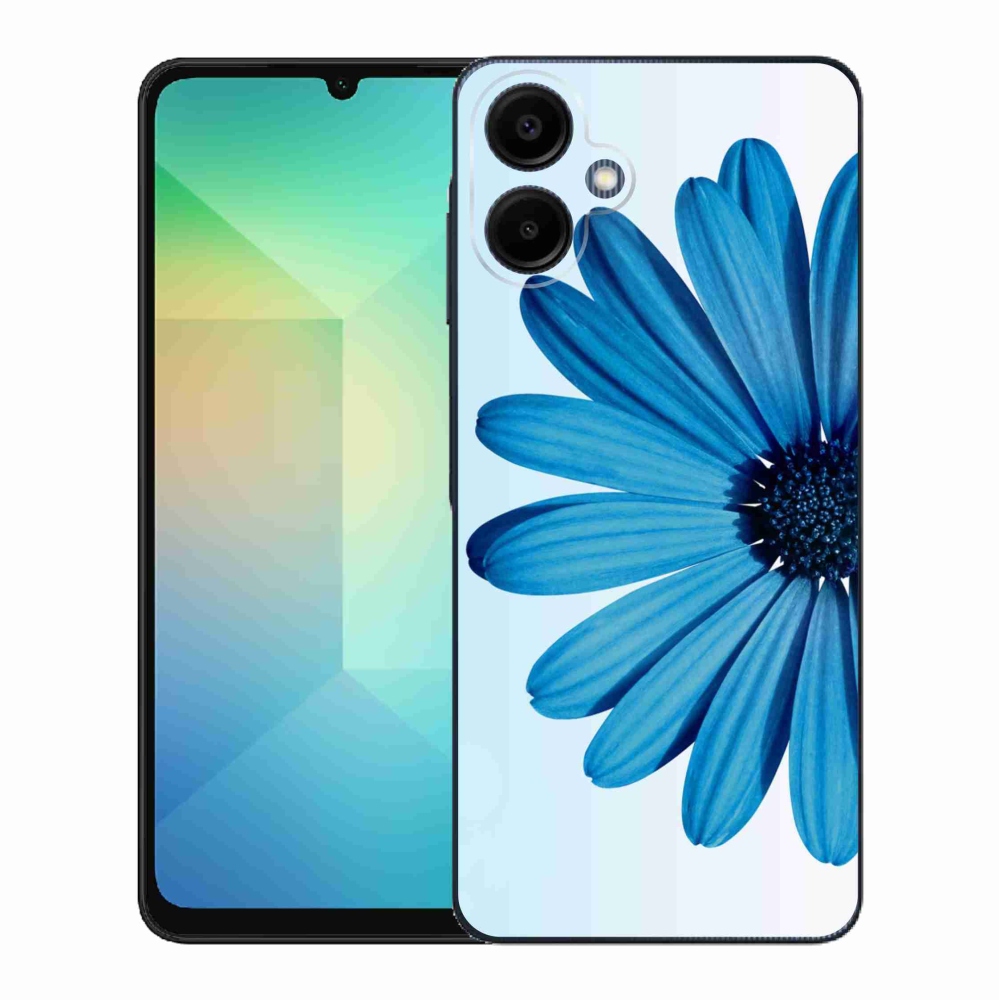 Gélový kryt mmCase na Samsung Galaxy A06 4G - modrá margaréta