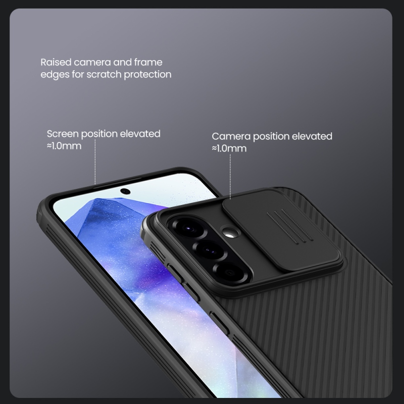 Nillkin CamShield PRO Magnetic Zadný Kryt pre Samsung Galaxy A56 5G Black