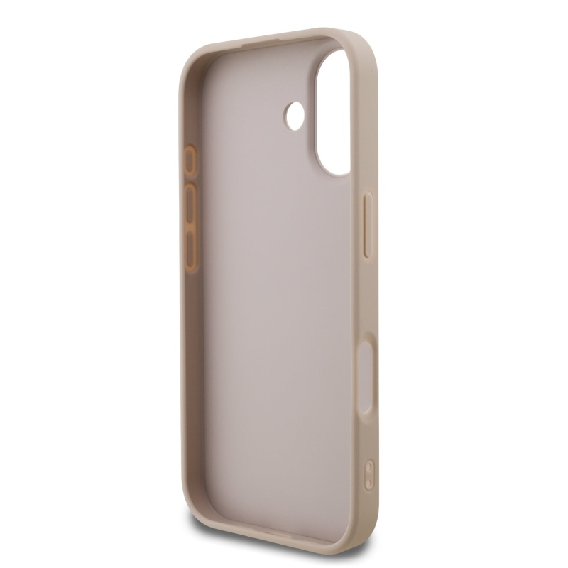 Guess PU 4G Stripe Zadný Kryt pre iPhone 17 Pink