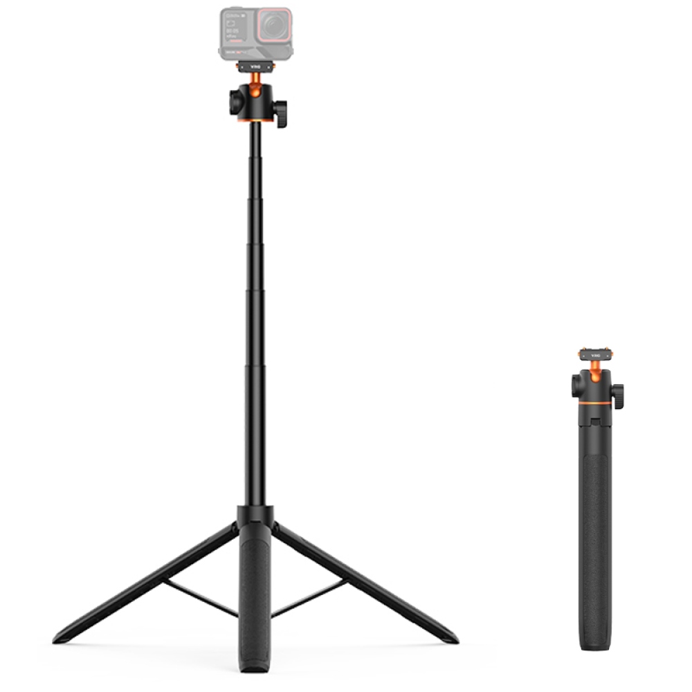 VRIG teleskopická selfie tyč 140 cm so statívom pre Insta360 X5 a Ace Pro 2