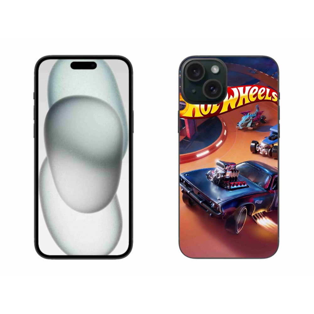 Gélový kryt mmCase na iPhone 15 Plus - hot wheels