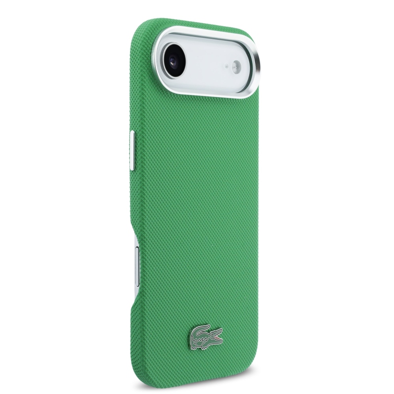 Lacoste Iconic Petit Pique Metal Logo MagSafe zadný kryt pre iPhone Air Green