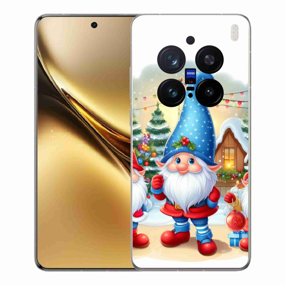 Gélový kryt mmCase na Vivo X200 Pro 5G - vianočné škriatkovia