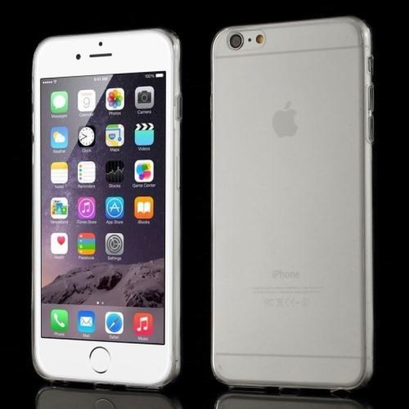 Ultraslim gélový obal na iPhone 6s Plus a 6 Plus - transparentná