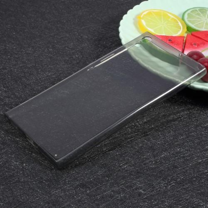 Ultratenký gélový obal pre Sony Xperia XA1 Ultra - šedý