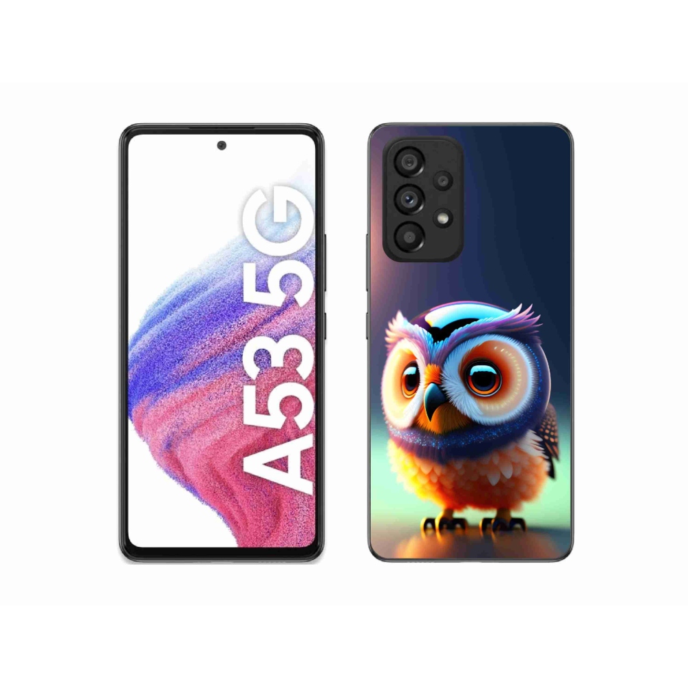 Gélový kryt mmCase na Samsung Galaxy A53 5G - sovička