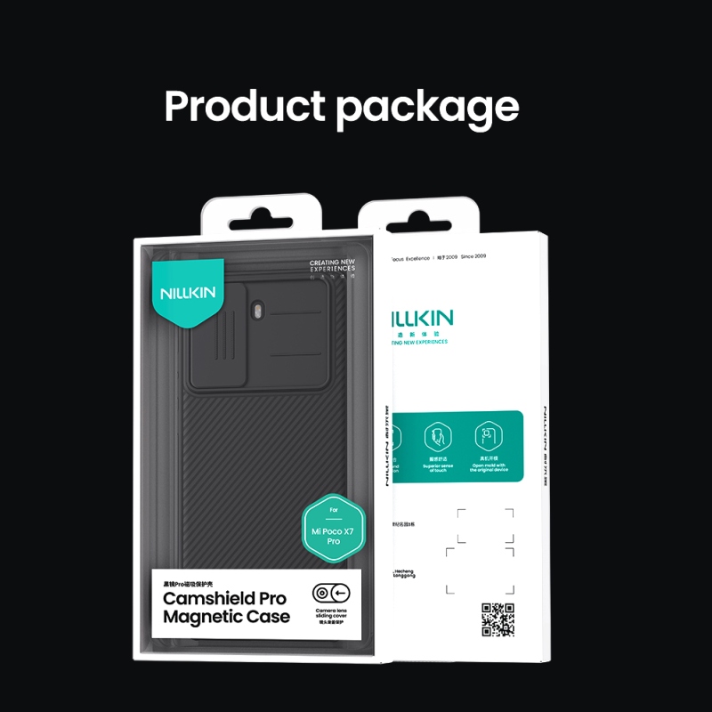 Nillkin CamShield PRO Magnetic Zadný Kryt pre Poco X7 Pro 5G Black