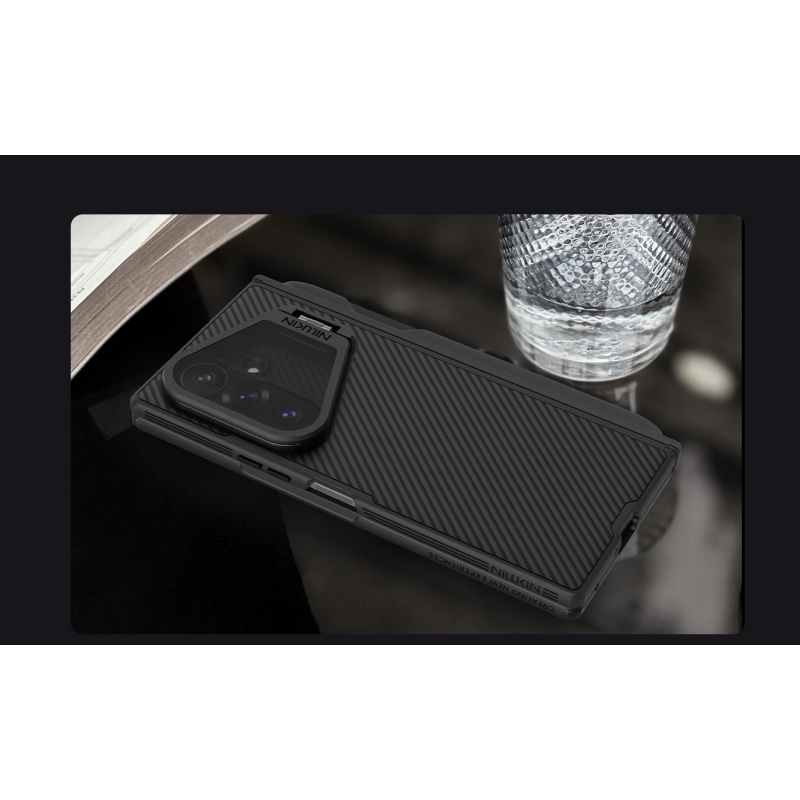 Nillkin CamShield Prop Magnetic Pen Slot (transparentný objektív) – zadný kryt pre Samsung Galaxy Z Fold 8 Ultra Black
