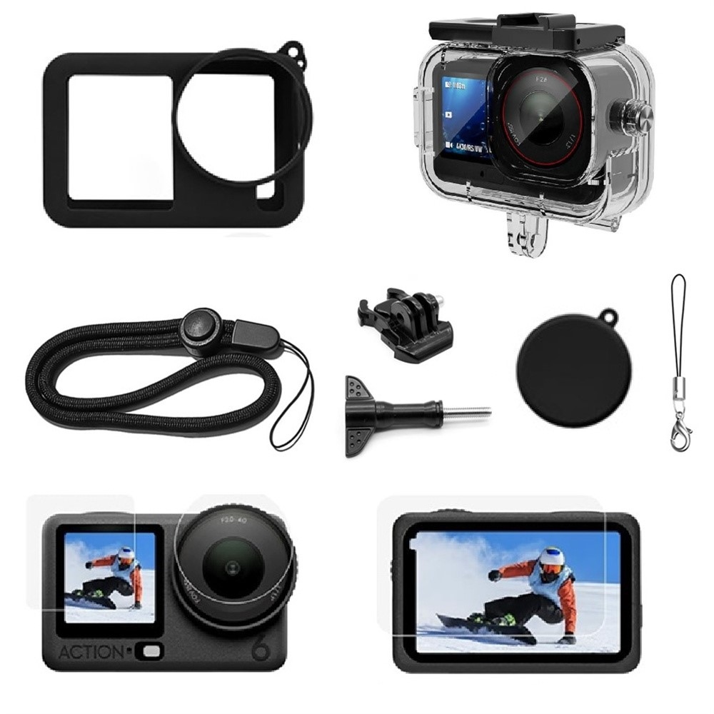 Ochranná sada príslušenstva pre DJI Osmo Action 6 s vodotesným puzdrom