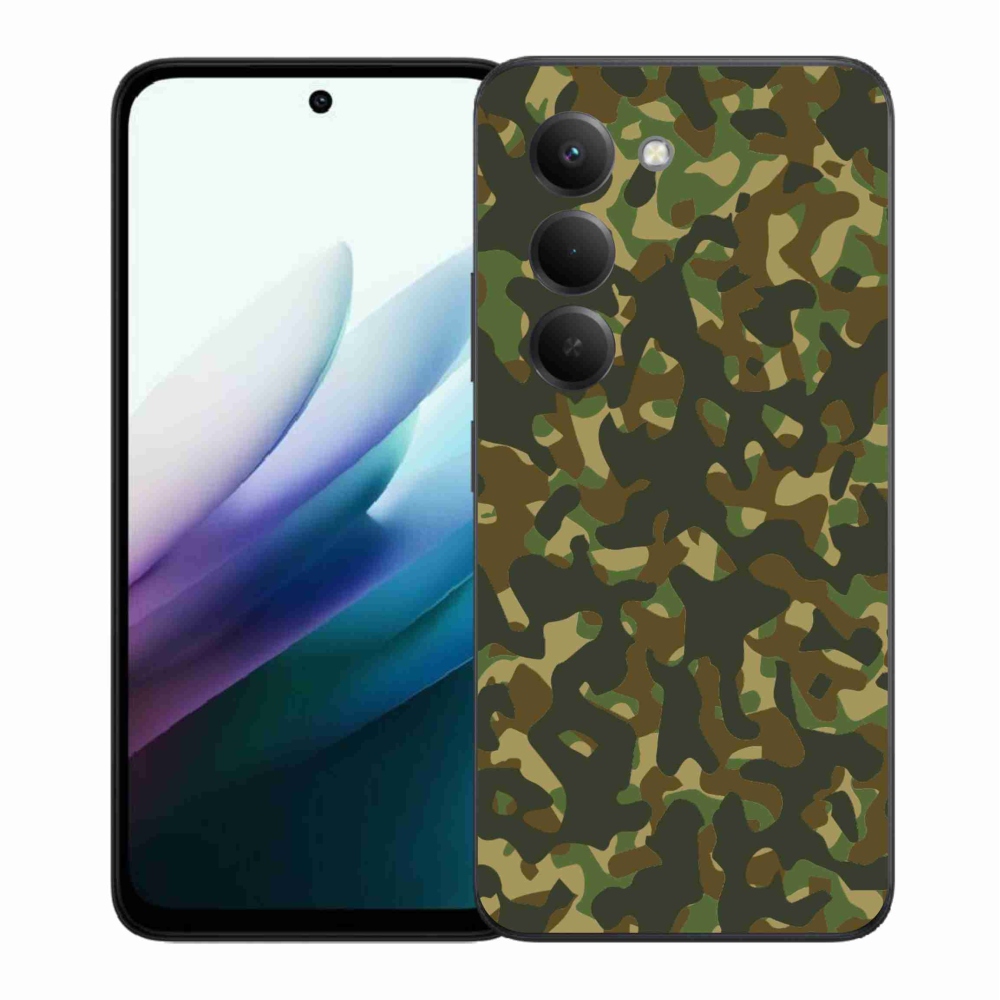 Gélový kryt mmCase na Xiaomi Redmi 15 4G/5G (171mm) - maskáčový vzor 1