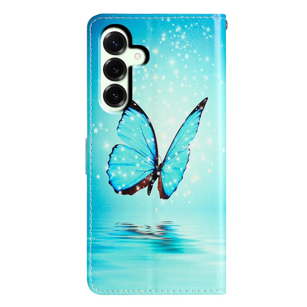 Unique knižkové púzdro na Samsung Galaxy A27 - modrý motýľ