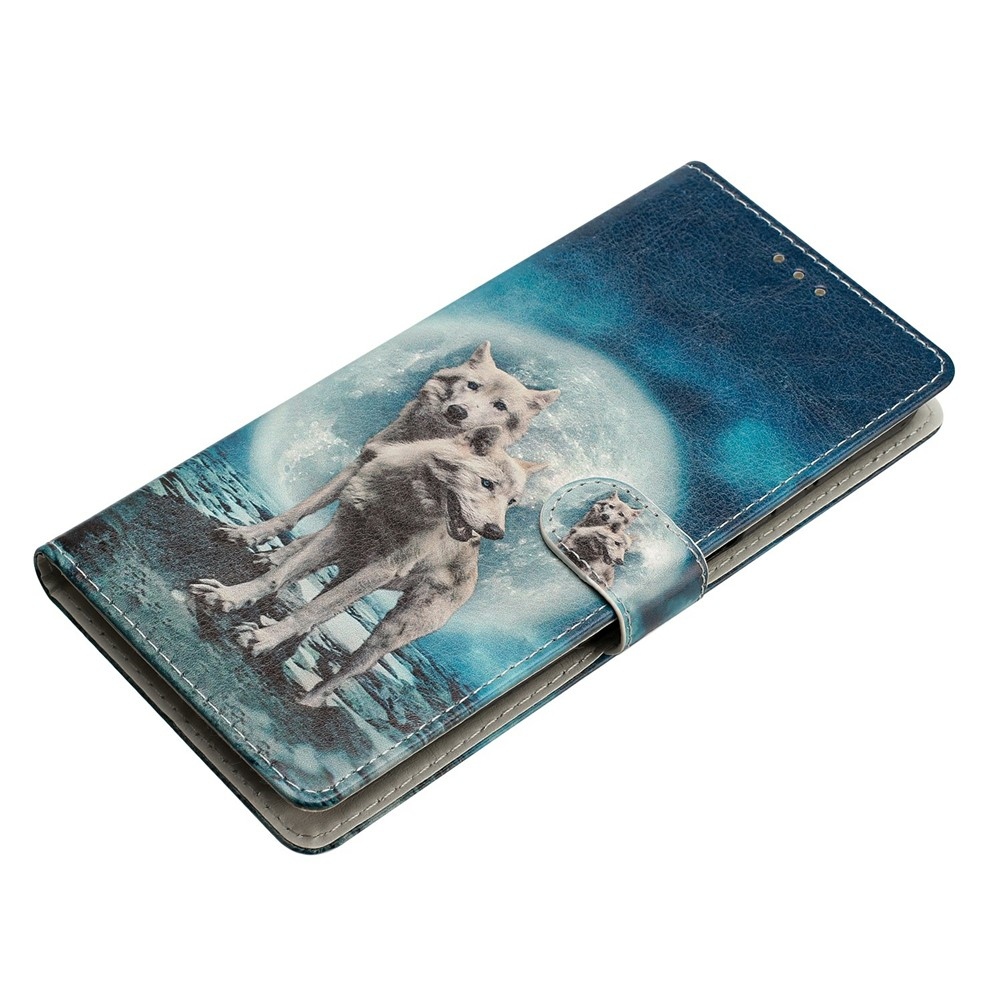 Unique knižkové púzdro na Xiaomi Redmi 17 4G/5G - dva vlci