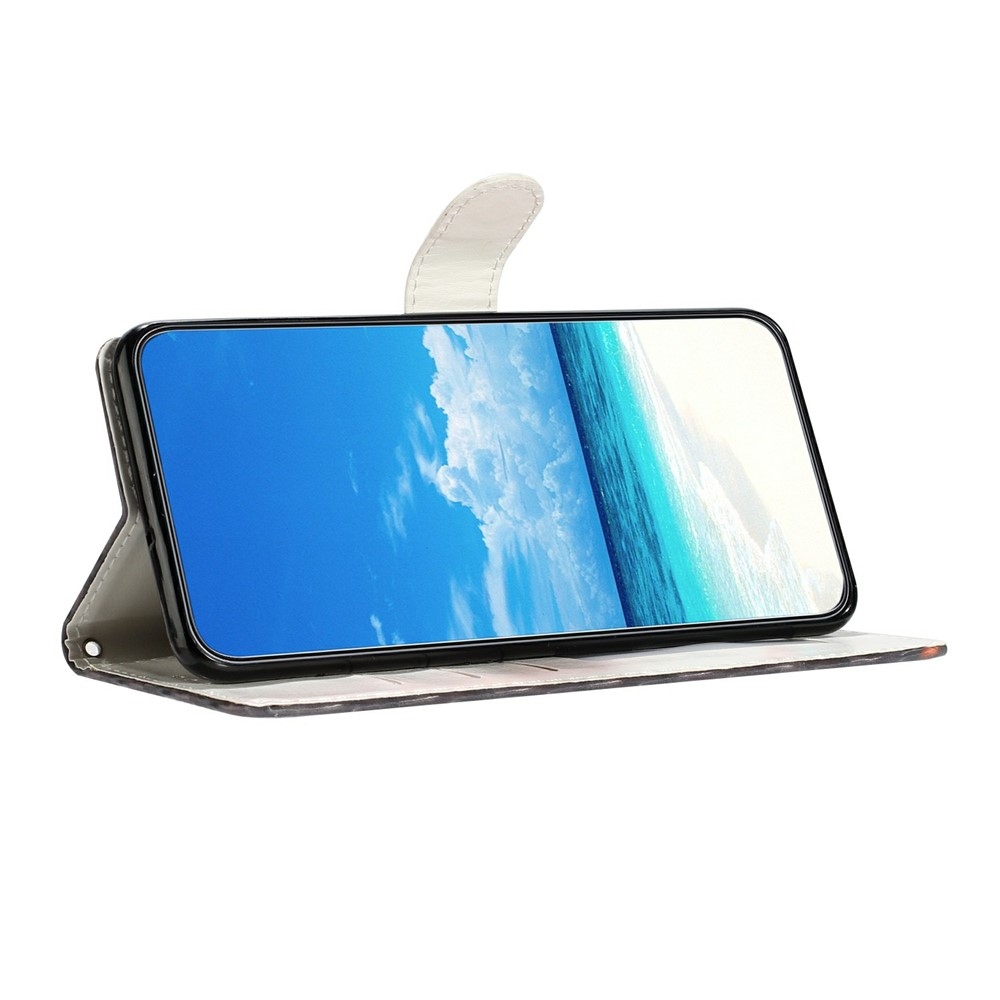 Unique knižkové púzdro na Xiaomi Redmi 17 4G/5G - modrý mramor