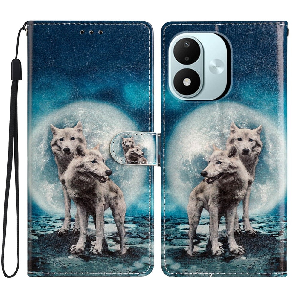 Unique knižkové púzdro na Xiaomi Redmi Note 17 4G/5G - dva vlci
